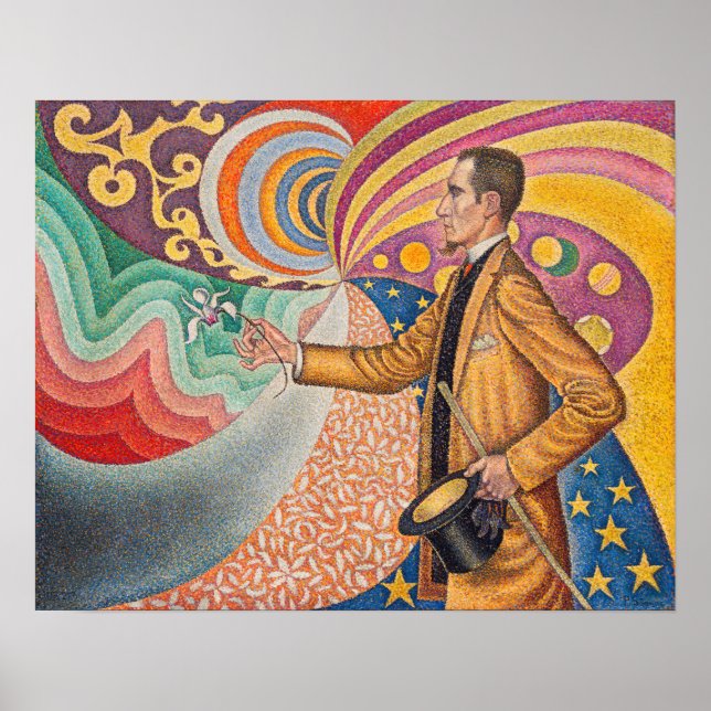 Paul Signac - Portrait of M Felix Feneon, Opus 217 Poster (Front)