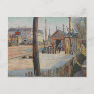 Paul Signac - Railway junction near Bois-Colombes Postcard