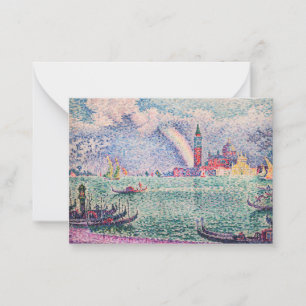 Paul Signac - Rainbow, Venice Card