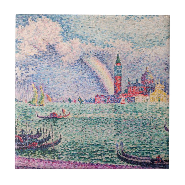 Paul Signac - Rainbow, Venice Ceramic Tile (Front)
