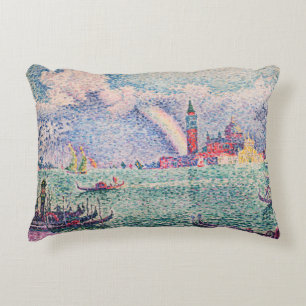 Paul Signac - Rainbow, Venice Decorative Cushion