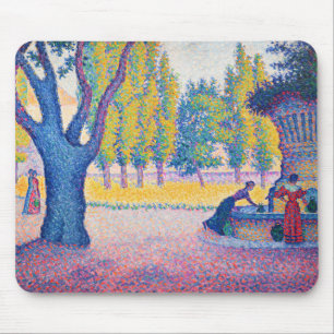 Paul Signac - Saint-Tropez, Fontaine des Lices Mouse Pad