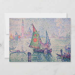 Paul Signac - The Green Sail Invitation