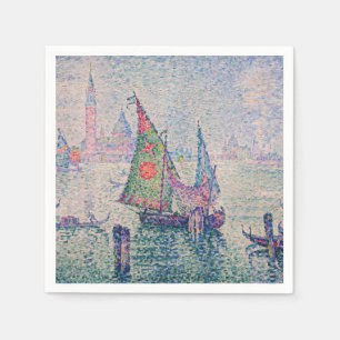 Paul Signac - The Green Sail Napkin