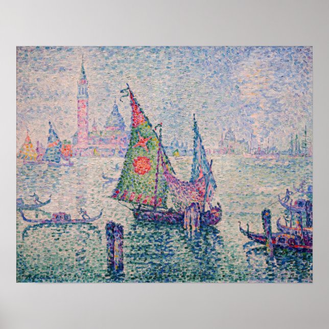 Paul Signac - The Green Sail Poster (Front)