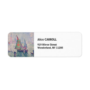 Paul Signac - The Green Sail Return Address Label