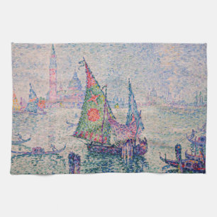 Paul Signac - The Green Sail Tea Towel
