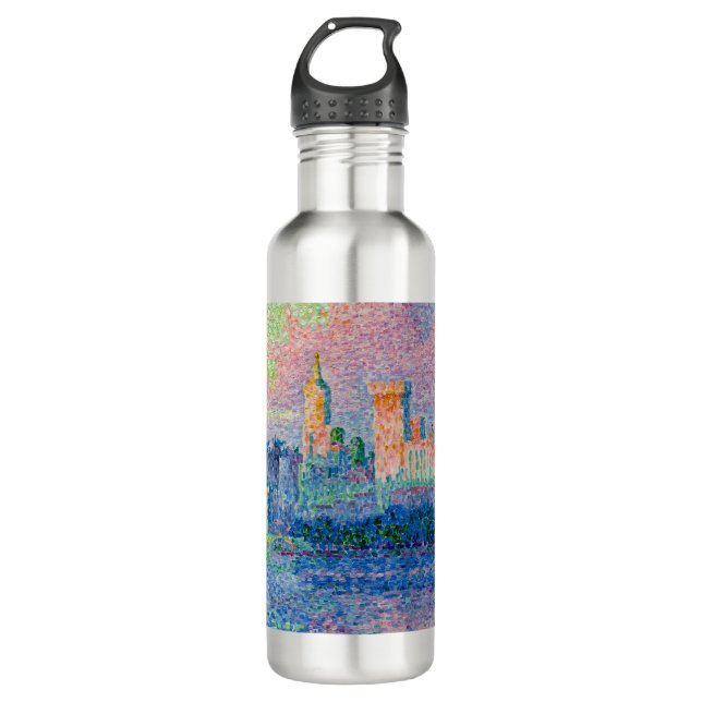 Paul Signac - The Papal Palace, Avignon 710 Ml Water Bottle (Front)