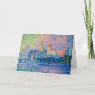 Paul Signac - The Papal Palace, Avignon Card