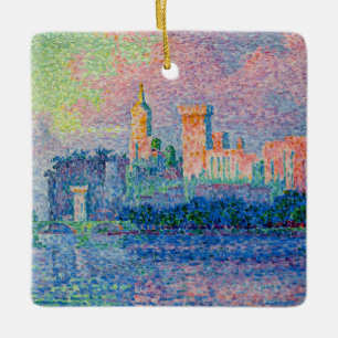 Paul Signac - The Papal Palace, Avignon Ceramic Ornament