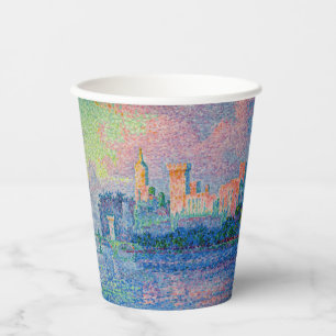 Paul Signac - The Papal Palace, Avignon Paper Cups