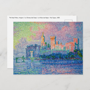 Paul Signac - The Papal Palace, Avignon Postcard