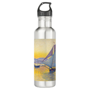 Paul Signac - The Port at Sunset, Opus 236 710 Ml Water Bottle
