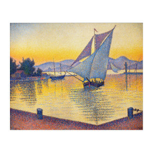 Paul Signac - The Port at Sunset, Opus 236 Acrylic Print
