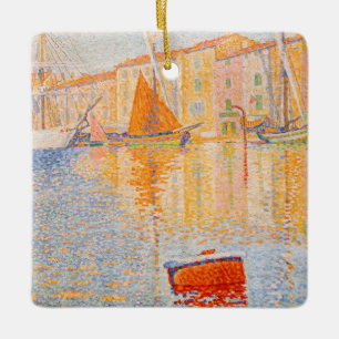 Paul Signac - The Red Buoy, Saint-Tropez Ceramic Ornament