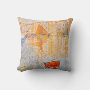 Paul Signac - The Red Buoy, Saint-Tropez Cushion