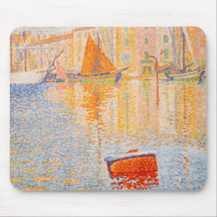 Paul Signac - The Red Buoy, Saint-Tropez Mouse Pad