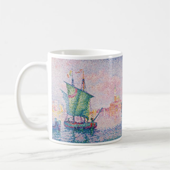 Paul Signac - Venice, The Pink Cloud Coffee Mug (Left)