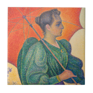 Paul Signac - Woman with a Parasol Ceramic Tile