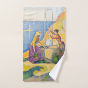 Paul Signac - Women at the Well Bath Towel Set