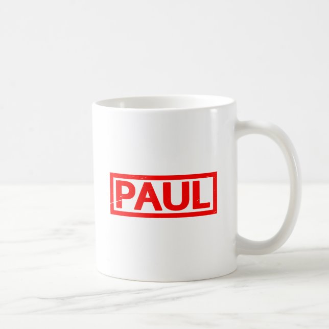 Paul Stamp Coffee Mug (Right)