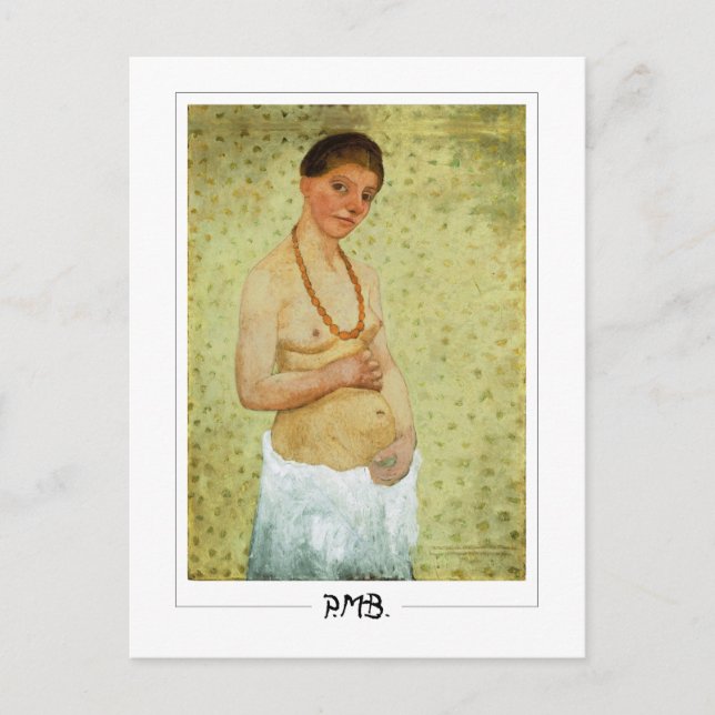 Paula Modersohn-Becker #1 - Fine Art Postcard (Front)