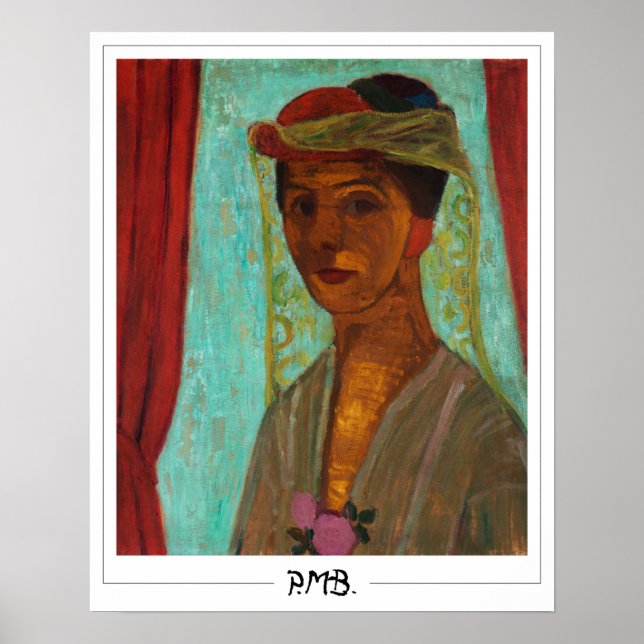 Paula Modersohn-Becker Zedign Art Poster #10 (Front)