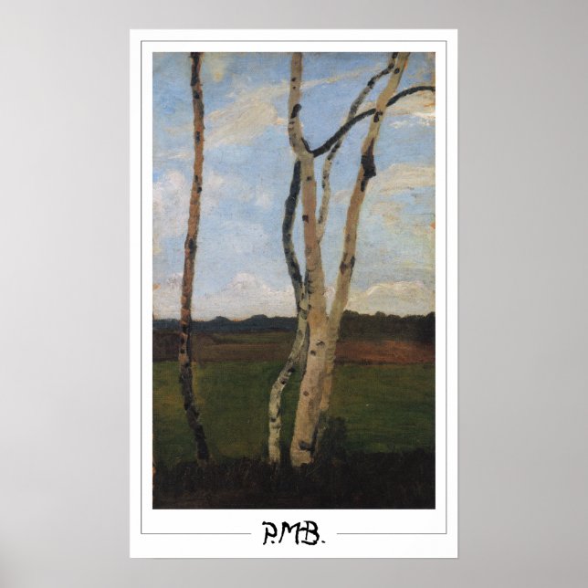 Paula Modersohn-Becker Zedign Art Poster #113 (Front)