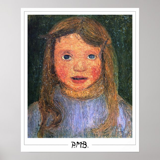 Paula Modersohn-Becker Zedign Art Poster #128 (Front)