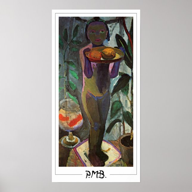 Paula Modersohn-Becker Zedign Art Poster #181 (Front)