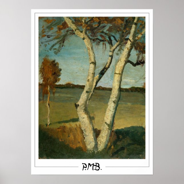 Paula Modersohn-Becker Zedign Art Poster #3 (Front)