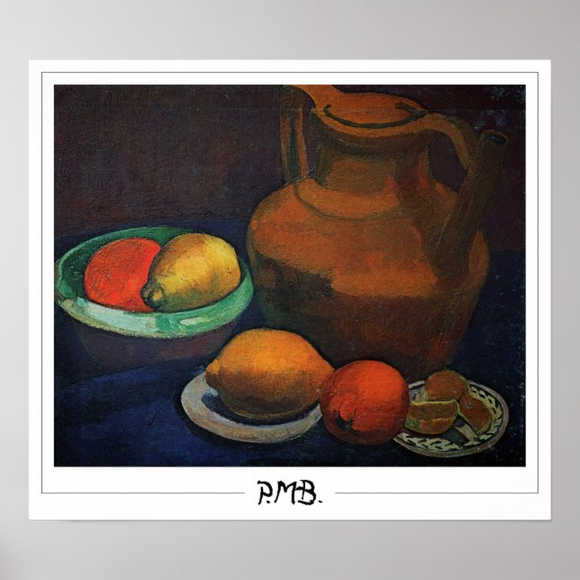 Paula Modersohn-Becker Zedign Art Poster #30 (Front)