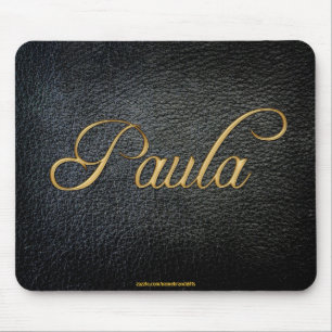 PAULA Personalised Leather-look Mousepad
