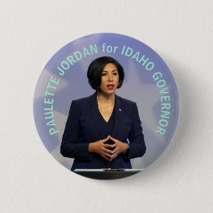 Paulette Jordan for Governor 2018 6 Cm Round Badge