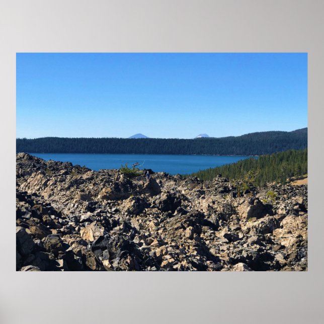 Paulina Lake, Oregon Poster (Front)