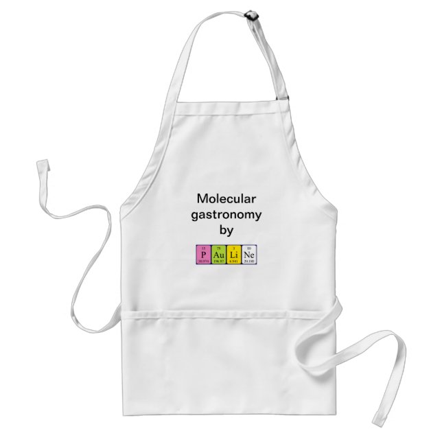 Pauline periodic table name apron (Front)
