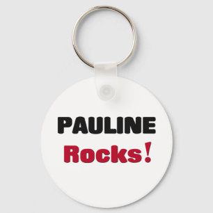 Pauline Rocks Key Ring