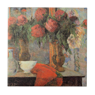 Paull Gauguin, Still Life with White Bowl, Ceramic Tile