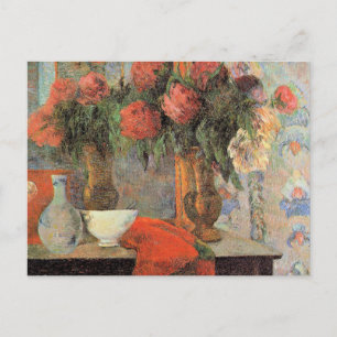 Paull Gauguin, Still Life with White Bowl, Holiday Postcard