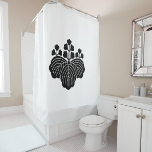 Paulownia with 5/3 blooms shower curtain
