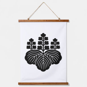 Paulownia with 5-7 blooms hanging tapestry