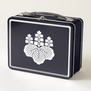 Paulownia with 5-7 blooms metal lunch box