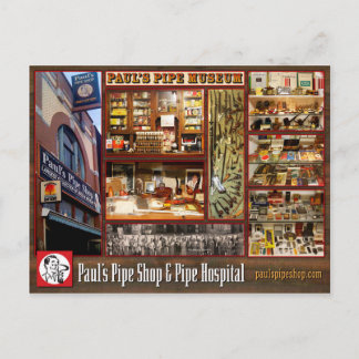 Paul's Pipe Museum Postcard