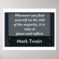 Pause and Reflect - poster quote