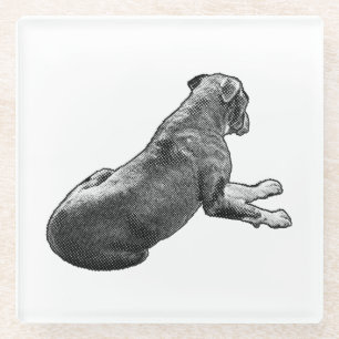 Pause Beside A Gaze Glass Coaster