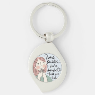 Pause.Breath Keychain