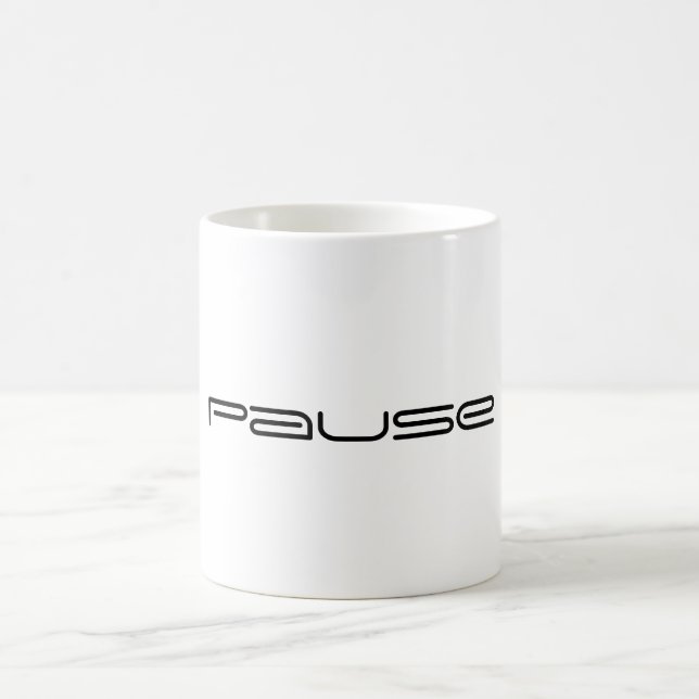 Pause Coffee Mug (Center)