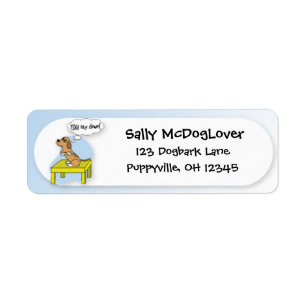 Pause Table Agility Humour Return Address Label