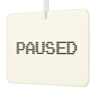 PAUSED CAR AIR FRESHENER