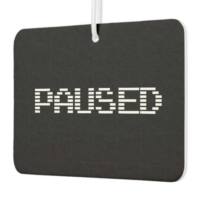 PAUSED CAR AIR FRESHENER (Left)